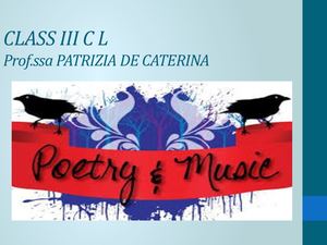 Music And Poetry Ppt