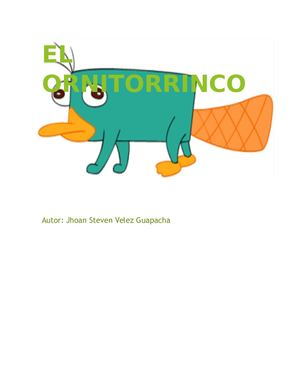 El Ornitorrinco