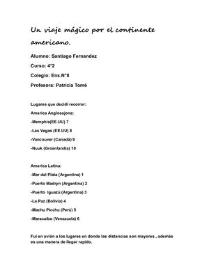 Un viaje mágico por el continente americano