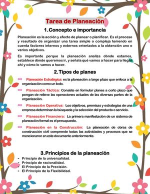 Tarea De Planeación