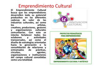 Emprendimiento Cultural