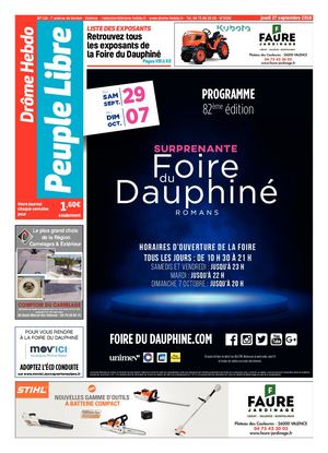 Foire Dauphiné 2018