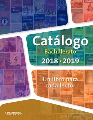 Catalogo Bachillerato Plan Lector Panamericana 2018 2019