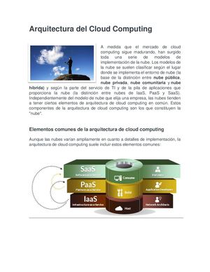 Arquitectura Del Cloud Computing