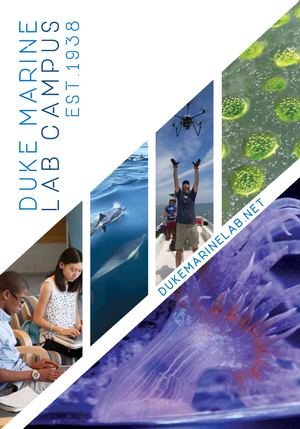 2018 Duke University Marine Lab Campus Brochure