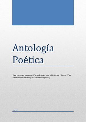 Antología Poética