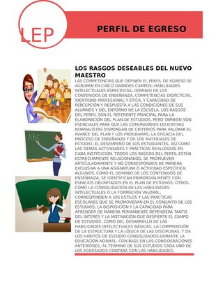Perfil De Egreso Lep