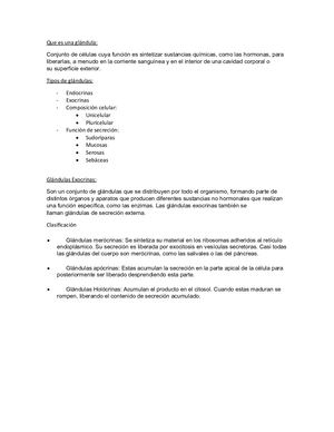 Que Es Una Glándula