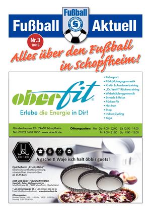 Stadionzeitung Nr.3 - Saison 18-19