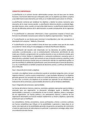 Fases De La Planeacion