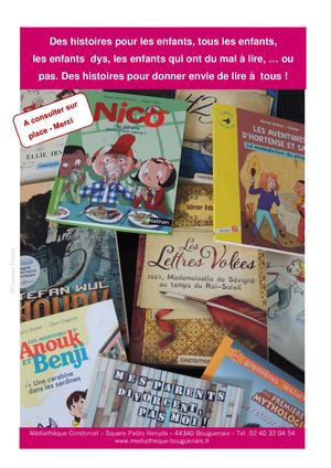 Livres adaptés aux enfants dys