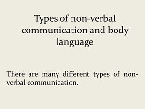 Body Language