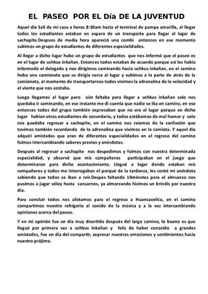 El Paseo Por El Día De La Juventud