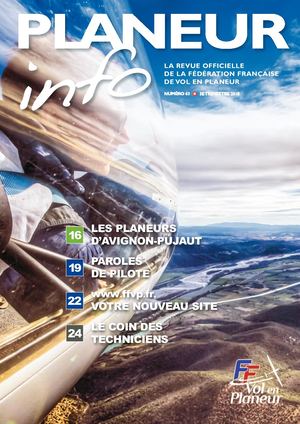 PLANEUR INFO N°62 | T3 - 2018 