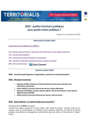 Programme TERRITORIALIS