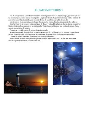 El faro misterioso