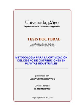 Metodología Para La Optimización