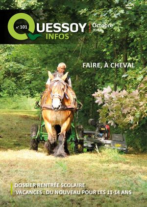 Magazine Quessoy Infos n°101 octobre 2018