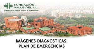 Plan De Emergencias Imagenes Diagnosticas