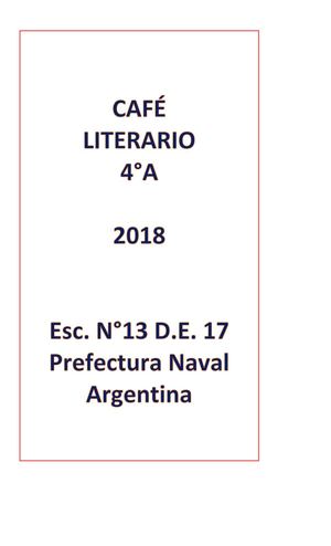 Cafe Literario 4°A