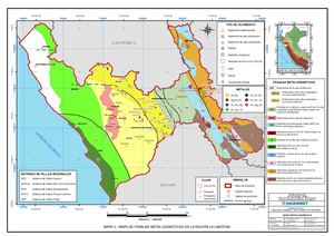 Mapa 2 Franjas Metalogenéticas A3