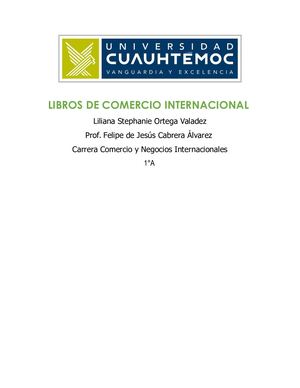 Libros Comercio Internacionales