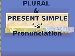 Pronunciation '-s' 3rd Person