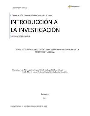 Trabajo De Investigación