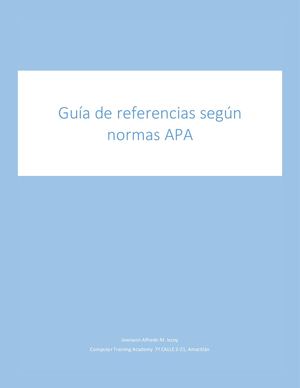 Guía De Referencias