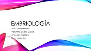 Embriología