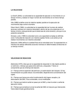 Conceptos De Velocidad Y Velocidad De Reaccion