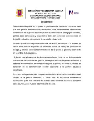 Conclusión