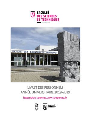 Livret Des Personnels Fst 2018 2019