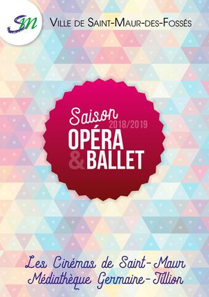 Saison Opéra Ballet 2018/2019