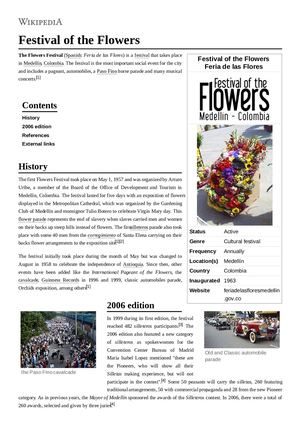 Festival Of The Flowers