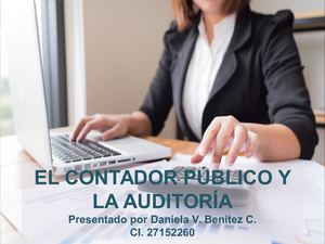 El Contador Publico  y la Auditoría