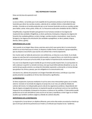 Voz, Respiracion Y Diccion[1]