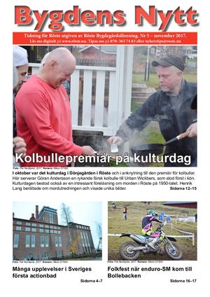 Bygdens Nytt Nr 5 2017