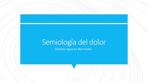 Semiología Del Dolor