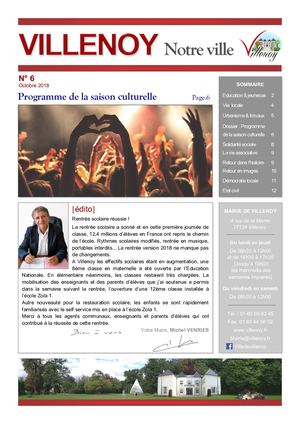 Villenoy Notre Ville Octobre