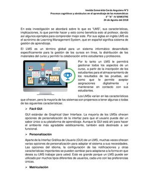 Imelda Cerda Investigación Lms