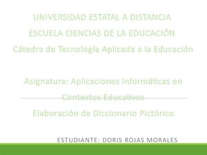 Diccionario Pictórico