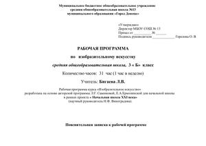 изо 3 класс.