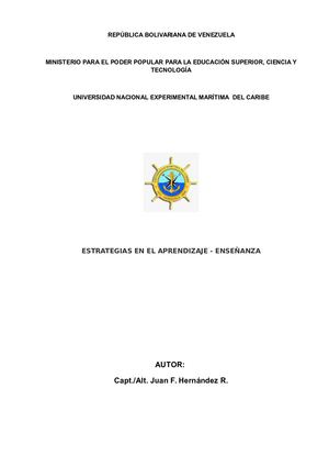 Ensayo De Estrategias Aprendizaje Enseñanza