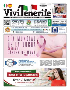 Periodico Vivi Tenerife Ottobre 2018