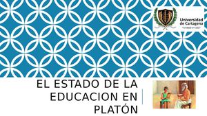 El Estado De La Educacion En Platón