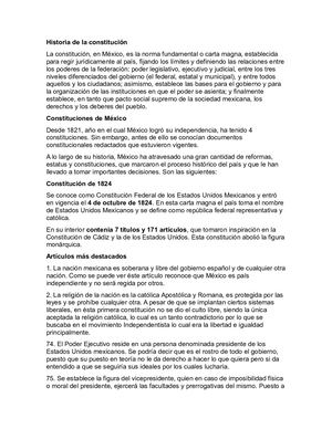 Historia De La Constitución (1)