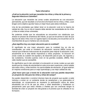 Texto Informativo