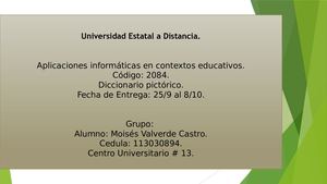 Diccionario Pictórico. Aplicaciones Informaticas.