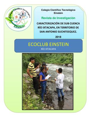 caracterización de subcuenca del Río Ixtacapa